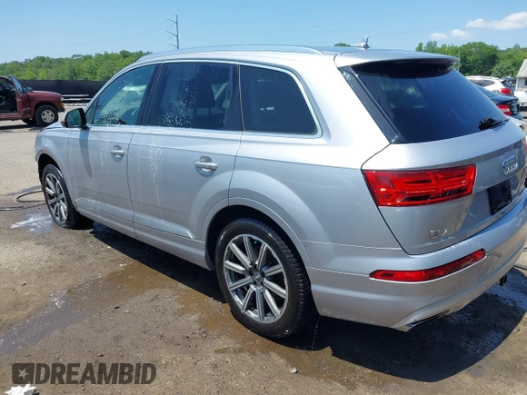 2018 Audi Q7 Premium Plus with VIN WA1LHAF74JD015170, listed as a IAAI auction lot 42542451 with 104,990 mi miles and . Bid and sale history available at DreamBid. Image 3.