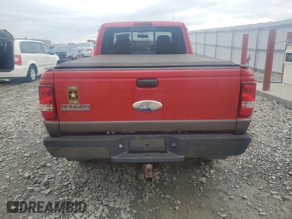 2006 Ford Ranger XLT с VIN 1FTZR45E26PA11803, выставлен на аукционе Copart как лот 54749095 с пробегом 98 205 миль миль и Чистый • Clean title. История ставок и продаж доступна на DreamBid. Изображение 6.