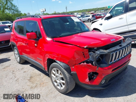 2019 Jeep Renegade Latitude with VIN ZACNJABB5KPJ76737, listed as a IAAI auction lot 42110824 with 85,543 mi miles and . Bid and sale history available at DreamBid. Image 1.