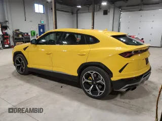 2019 Lamborghini Urus z VIN ZPBCA1ZL2KLA01075, wystawiony jako Copart lot #80477864 z przebiegiem 91 739 mil mil oraz Tytuł czysty. Historia ofert i sprzedaży dostępna na DreamBid. Obrazek 2.