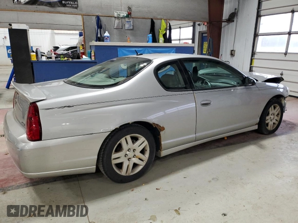 2007 Chevrolet Monte Carlo LT with VIN 2G1WK15K079390319, listed as a Copart auction lot 78603094 with 141,039 mi miles and Salvage Title. Bid and sale history available at carsss.com. Image 3.