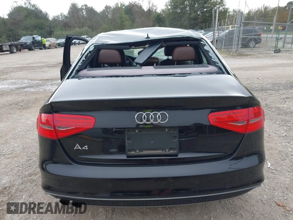 2014 Audi A4 Premium Plus with VIN WAUEFAFL1EN013830, listed as a IAAI auction lot 40807293 with 94,241 mi miles. Bid and sale history available at carsss.com. Image 16.