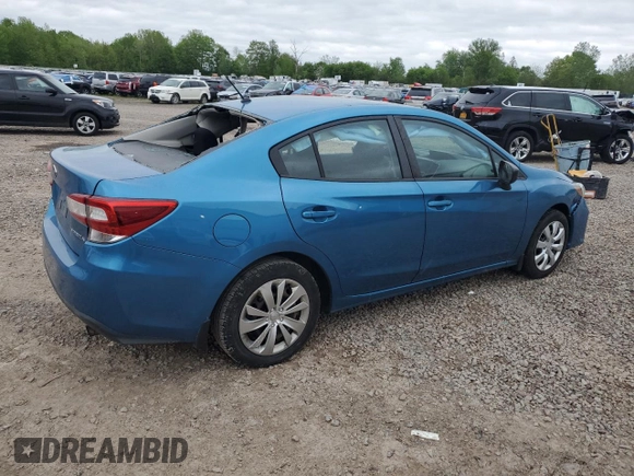 2019 Subaru Impreza with VIN 4S3GKAA68K3604009, listed as a Copart auction lot 57724435 with 44,317 mi miles and Salvage title. Bid and sale history available at DreamBid. Image 3.