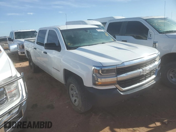 2018 Chevrolet Silverado 1500 Work Truck with VIN 3GCUKNEC9JG522067, listed as a Copart auction lot 54862355 with 95,797 mi miles and Clean Title. Bid and sale history available at DreamBid. Image 4.