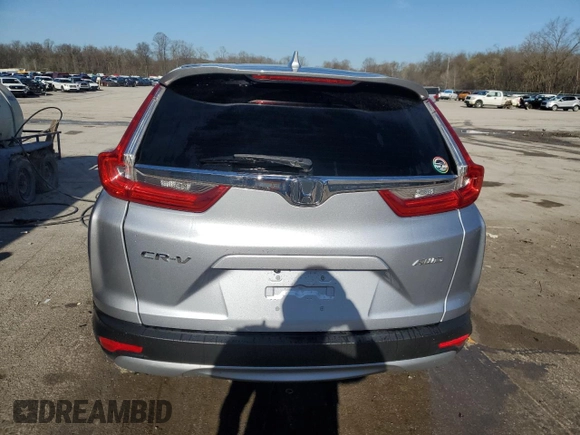 2018 Honda CR-V EX with VIN 7FARW2H52JE091054, listed as a Copart auction lot 53468905 with 58,719 mi miles and Salvage Title. Bid and sale history available at DreamBid. Image 6.