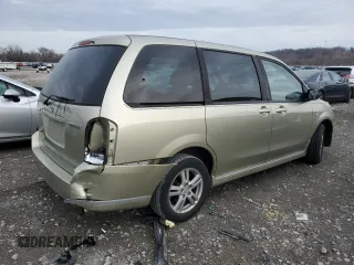 2004 Mazda MPV LX with VIN JM3LW28A840502496, listed as a Copart auction lot 80946673 with 117,423 mi miles and Salvage Title. Bid and sale history available at carsss.com. Image 3.