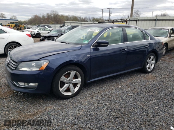 2015 Volkswagen Passat S with VIN 1VWAT7A30FC107907, listed as a Copart auction lot 53165615 with 196,059 mi miles and Clean title. Bid and sale history available at DreamBid. Image 1.