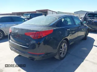 2013 Kia Optima LX with VIN 5XXGM4A75DG149949, listed as a IAAI auction lot 41847004 with 335,621 mi miles. Bid and sale history available at carsss.com. Image 4.