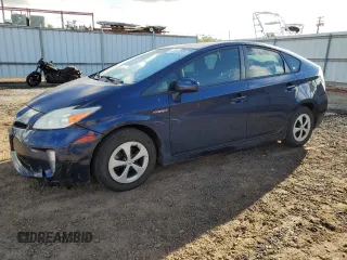 2012 Toyota Prius One with VIN JTDKN3DU5C1503787, listed as a Copart auction lot 87602105 with 106,316 mi miles and Salvage Title. Bid and sale history available at carsss.com. Image 1.
