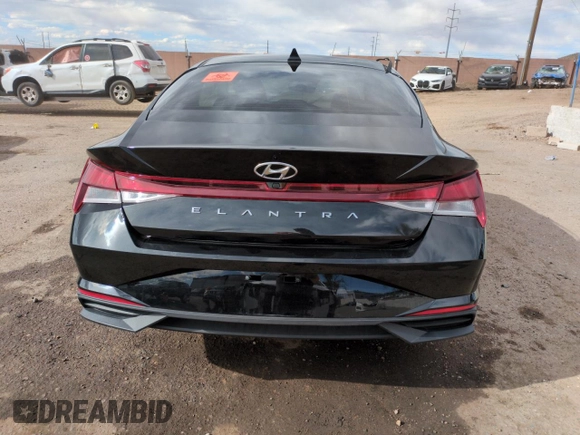 2023 Hyundai Elantra SEL with VIN 5NPLM4AG4PH095583, listed as a Copart auction lot 52349355 with 37,202 mi miles and Non repairable. Bid and sale history available at DreamBid. Image 6.