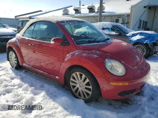 2008 Volkswagen Beetle SE with VIN 3VWRF31Y28M416018, listed as a Copart auction lot 88209925 with 90,529 mi miles and Salvage title. Bid and sale history available at DreamBid. Image 4.