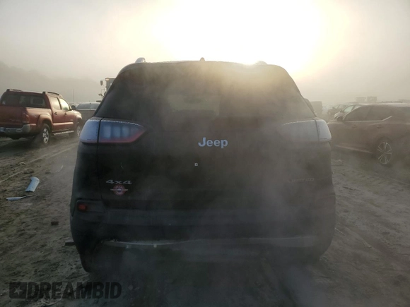 2019 Jeep Cherokee Limited with VIN 1C4PJMDN5KD133860, listed as a Copart auction lot 84177234 with 107,369 mi miles and Salvage Title. Bid and sale history available at carsss.com. Image 6.