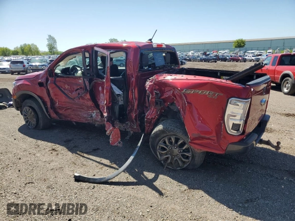 2021 Ford Ranger XL with VIN 1FTER4FH0MLD22397, listed as a Copart auction lot 57234845 with Not provided miles and Non repairable. Bid and sale history available at DreamBid. Image 2.