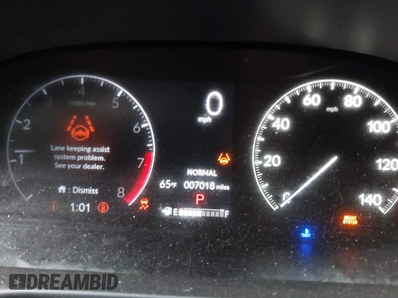 2024 Honda HR-V Sport with VIN 3CZRZ2H57RM701390, listed as a IAAI auction lot 42235082 with 10,001 mi miles and . Bid and sale history available at DreamBid. Image 7.