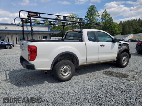 2023 Ford Ranger XL with VIN 1FTER1EH8PLE05760, listed as a Copart auction lot 54344085 with 49,891 mi miles and Salvage title. Bid and sale history available at DreamBid. Image 3.