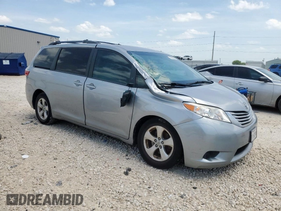 2017 Toyota Sienna LE Auto Access Seat with VIN 5TDKZ3DC7HS843304, listed as a Copart auction lot 64303995 with 126,195 mi miles and Salvage title. Bid and sale history available at DreamBid. Image 4.