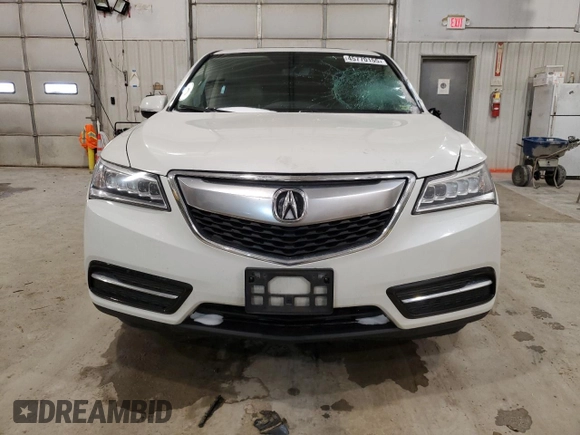 2016 Acura MDX with VIN 5FRYD4H29GB052581, listed as a Copart auction lot 45770155 with 179,244 mi miles and Salvage Title. Bid and sale history available at carsss.com. Image 5.