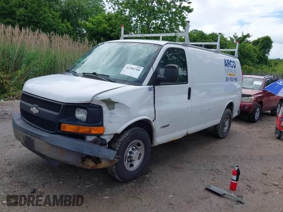 2006 Chevrolet City Express Cargo z VIN 1GCHG35V861259178, wystawiony jako IAAI lot #42306768 z przebiegiem 145 903 mil mil oraz . Historia ofert i sprzedaży dostępna na DreamBid. Obrazek 2.
