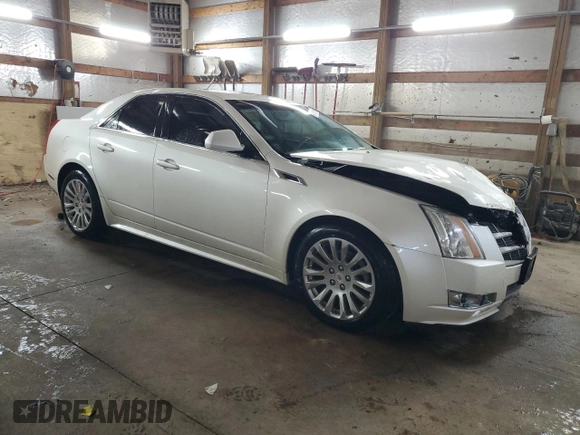 2011 Cadillac CTS Premium with VIN 1G6DS5ED9B0144348, listed as a Copart auction lot 42005895 with 166,525 mi miles and Salvage Title. Bid and sale history available at carsss.com. Image 4.