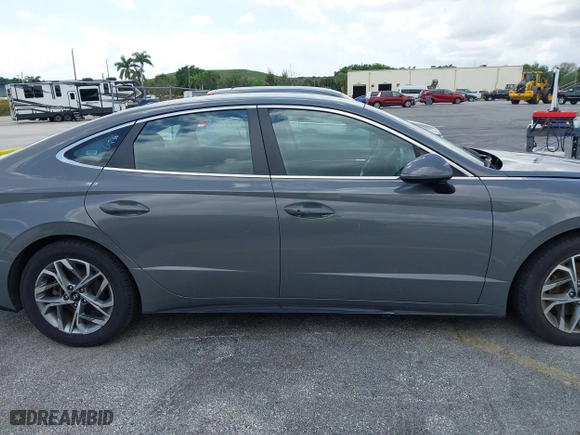 2023 Hyundai Sonata SEL with VIN KMHL64JA0PA270047, listed as a IAAI auction lot 42022365 with 57,904 mi miles. Bid and sale history available at carsss.com. Image 14.
