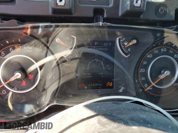 2022 Jeep Wrangler Unlimited Sport S with VIN 1C4HJXDG5NW144177, listed as a Copart auction lot 46032115 with 62,409 mi miles and Salvage Title. Bid and sale history available at carsss.com. Image 9.