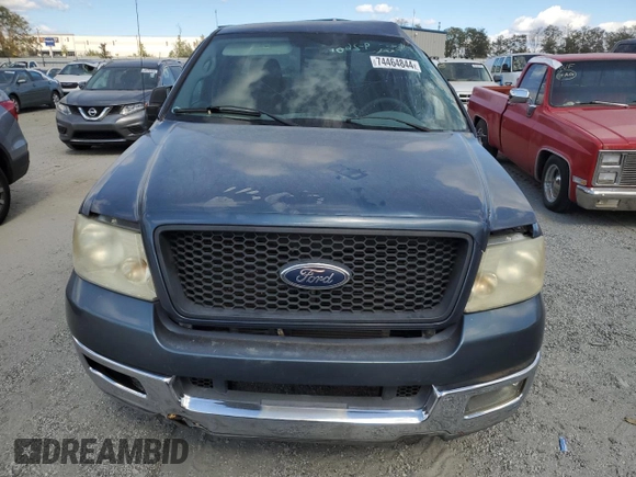 2004 Ford F-150 XL with VIN 1FTPF12584NC32561, listed as a Copart auction lot 74464844 with 250,379 mi miles and Salvage title. Bid and sale history available at DreamBid. Image 5.