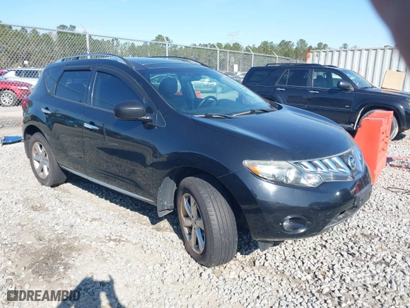 2010 Nissan Murano SL with VIN JN8AZ1MW5AW133113, listed as a IAAI auction lot 41725440 with 162,983 mi miles. Bid and sale history available at carsss.com. Image 1.