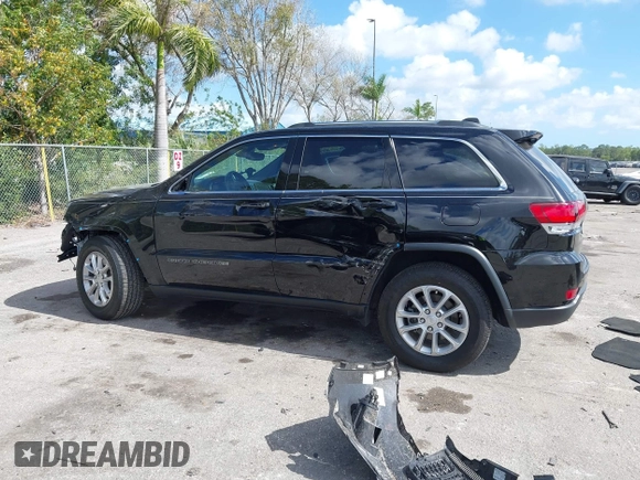 2021 Jeep Grand Cherokee Laredo X with VIN 1C4RJEAG5MC843953, listed as a IAAI auction lot 41558914 with 28,188 mi miles. Bid and sale history available at carsss.com. Image 14.