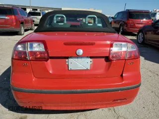 2004 Saab 9-3 Arc z VIN YS3FD79Y046003444, wystawiony jako Copart lot #72496634 z przebiegiem 116 540 mil mil oraz Szkoda całkowita • Salvage title. Historia ofert i sprzedaży dostępna na DreamBid. Obrazek 6.