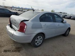 2009 Hyundai Accent Auto GLS with VIN KMHCN46C09U310271, listed as a Copart auction lot 51095345 with 135,800 mi miles and Salvage Title. Bid and sale history available at carsss.com. Image 3.