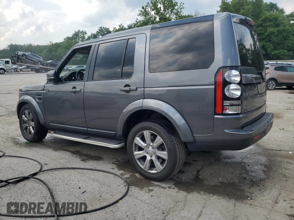 2016 Land Rover LR4 HSE with VIN SALAG2V68GA789195, listed as a Copart auction lot 62680015 with 49,662 mi miles and Salvage title. Bid and sale history available at DreamBid. Image 2.