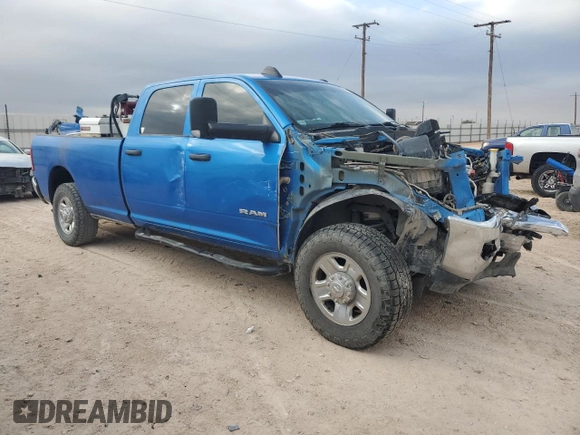 2021 Ram 2500 Tradesman with VIN 3C6UR5HJ0MG608370, listed as a Copart auction lot 79484974 with 137,194 mi miles and Salvage title. Bid and sale history available at DreamBid. Image 4.