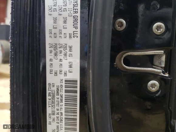 2014 Ram 1500 Tradesman with VIN 1C6RR6KG6ES211698, listed as a Copart auction lot 83071614 with 136,650 mi miles and Salvage Title. Bid and sale history available at carsss.com. Image 14.