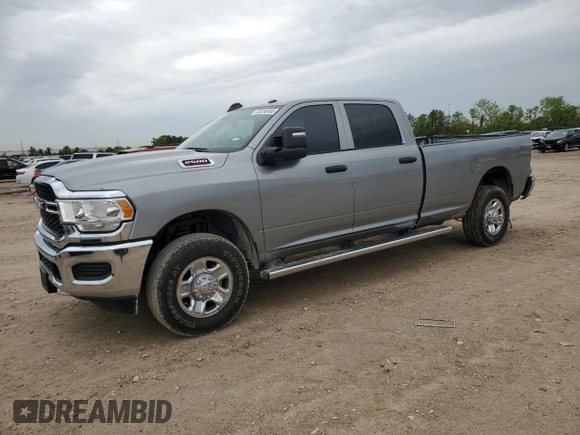 2024 Ram 2500 Tradesman with VIN 3C6UR5HJ5RG169223, listed as a Copart auction lot 50256095 with 7,506 mi miles and Salvage title. Bid and sale history available at DreamBid. Image 1.