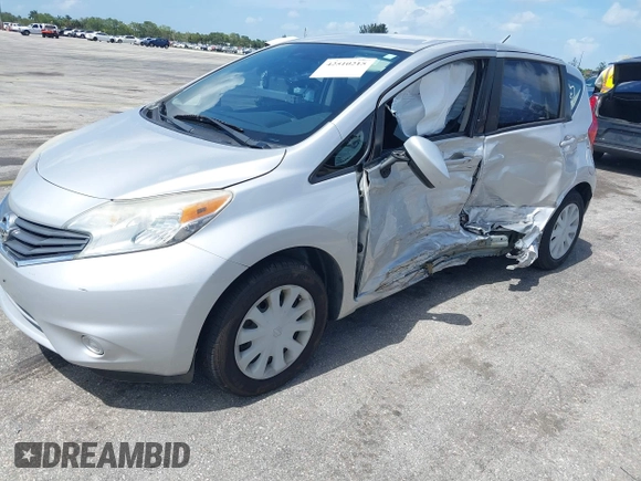2015 Nissan Note S with VIN 3N1CE2CP3FL425195, listed as a IAAI auction lot 42510215 with 63,760 mi miles and . Bid and sale history available at DreamBid. Image 2.