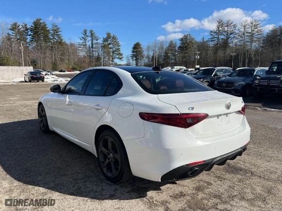2017 Alfa Romeo Giulia with VIN ZARFAEDN9H7531927, listed as a IAAI auction lot 41704451 with 202,720 mi miles. Bid and sale history available at carsss.com. Image 3.