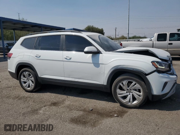 2021 Volkswagen Atlas SE with VIN 1V2JP2CA8MC597613, listed as a Copart auction lot 71051474 with 79,234 mi miles and Salvage title. Bid and sale history available at DreamBid. Image 4.