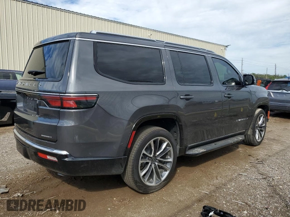 2024 Jeep Wagoneer Series II z VIN 1C4SJUBP3RS110968, wystawiony jako Copart lot #79137544 z przebiegiem 5 590 mil mil oraz Szkoda całkowita • Salvage title. Historia ofert i sprzedaży dostępna na DreamBid. Obrazek 3.