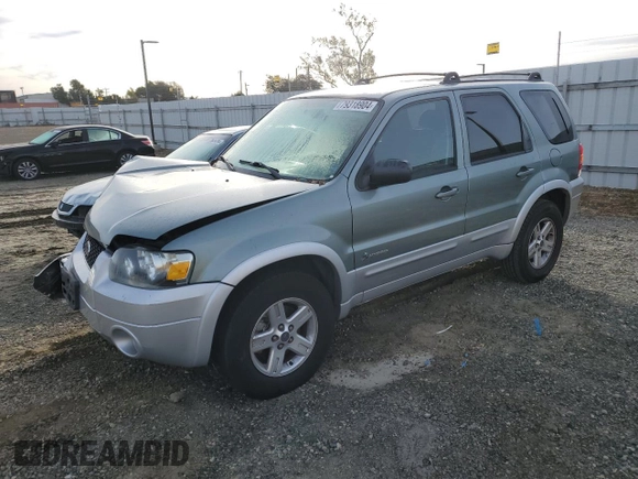 2005 Ford Escape Hybrid with VIN 1FMCU96HX5KC53207, listed as a Copart auction lot 79318904 with 147,008 mi miles and Salvage Title. Bid and sale history available at carsss.com. Image 1.