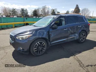 2014 Infiniti QX60 with VIN 5N1AL0MM1EC527510, listed as a Copart auction lot 51605645 with 146,933 mi miles and Salvage Title. Bid and sale history available at carsss.com. Image 1.