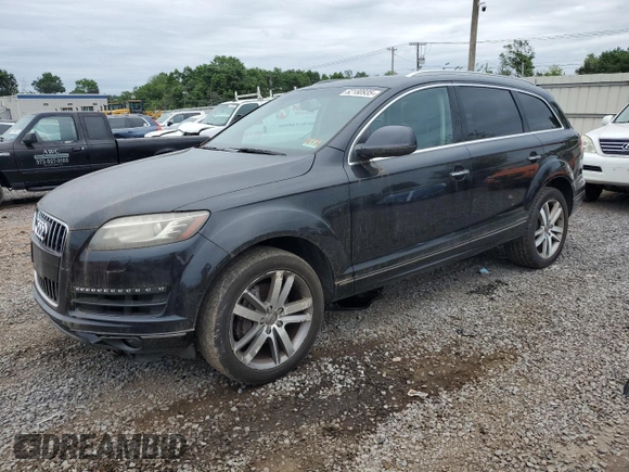 2013 Audi Q7 Premium Plus with VIN WA1LGAFE3DD016266, listed as a Copart auction lot 62180935 with 180,937 mi miles and Clean title. Bid and sale history available at DreamBid. Image 1.