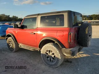 2023 Ford Bronco with VIN 1FMDE5CP0PLC17366, listed as a Copart auction lot 83611284 with 3,596 mi miles and Salvage title. Bid and sale history available at DreamBid. Image 2.
