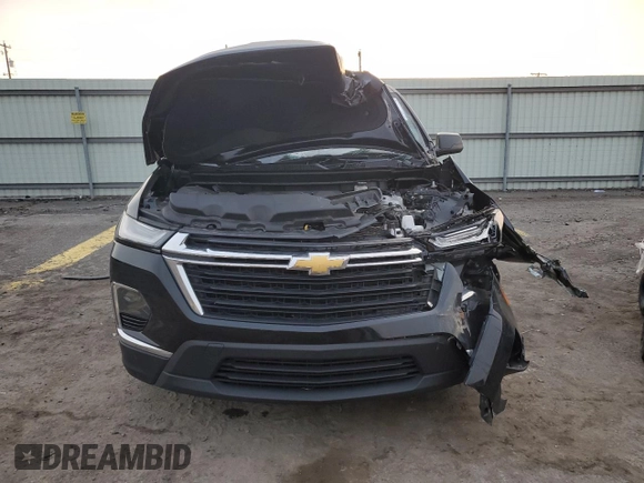 2023 Chevrolet Traverse LS with VIN 1GNERFKW6PJ302596, listed as a Copart auction lot 48978035 with Not Provided miles and Salvage Title. Bid and sale history available at DreamBid. Image 5.