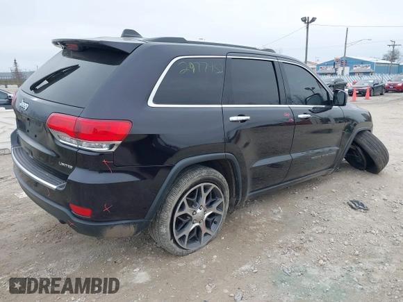 2019 Jeep Grand Cherokee Limited X with VIN 1C4RJFBG3KC637211, listed as a IAAI auction lot 40964270 with 41,611 mi miles and . Bid and sale history available at DreamBid. Image 4.