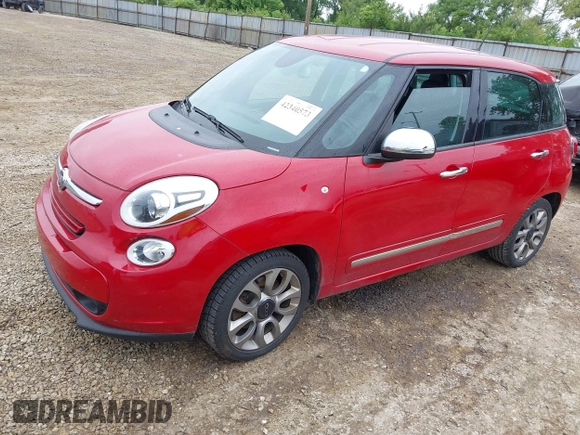 2014 FIAT 500L Lounge z VIN ZFBCFACH5EZ009320, wystawiony jako IAAI lot #42340573 z przebiegiem 147 946 mil mil oraz . Historia ofert i sprzedaży dostępna na DreamBid. Obrazek 2.