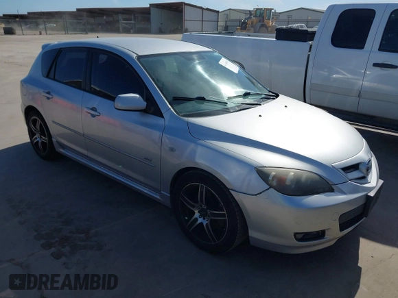2008 Mazda Mazda3 s Sport with VIN JM1BK344181806033, listed as a IAAI auction lot 41680893 with 152,103 mi miles. Bid and sale history available at carsss.com. Image 1.