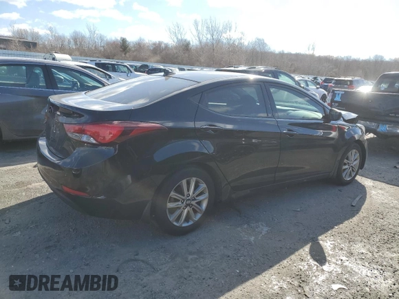 2015 Hyundai Elantra SE with VIN 5NPDH4AE9FH626671, listed as a Copart auction lot 45170355 with 120,369 mi miles and Clean Title. Bid and sale history available at DreamBid. Image 3.