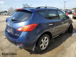 2009 Nissan Murano LE with VIN JN8AZ18W19W105427, listed as a Copart auction lot 45677415 with 177,682 mi miles and Salvage Title. Bid and sale history available at carsss.com. Image 3.