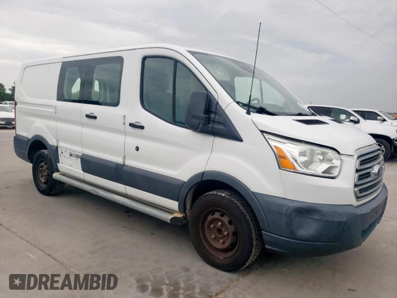 2016 Ford Transit Cargo with VIN 1FTYR1ZM7GKA69898, listed as a Copart auction lot 63637575 with 213,230 mi miles and Salvage title. Bid and sale history available at DreamBid. Image 4.