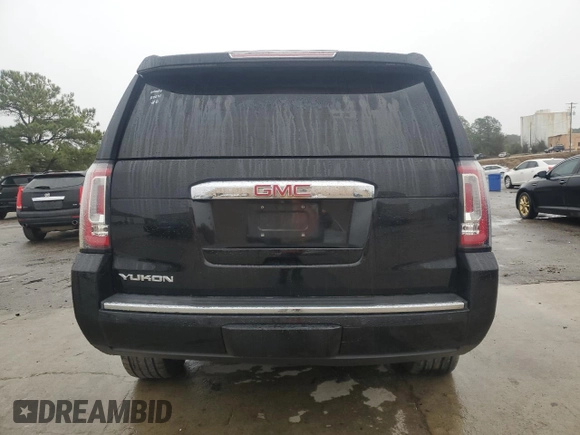 2018 GMC Yukon Denali with VIN 1GKS1CKJ5JR152838, listed as a Copart auction lot 44698935 with 123,807 mi miles and Salvage Title. Bid and sale history available at carsss.com. Image 6.